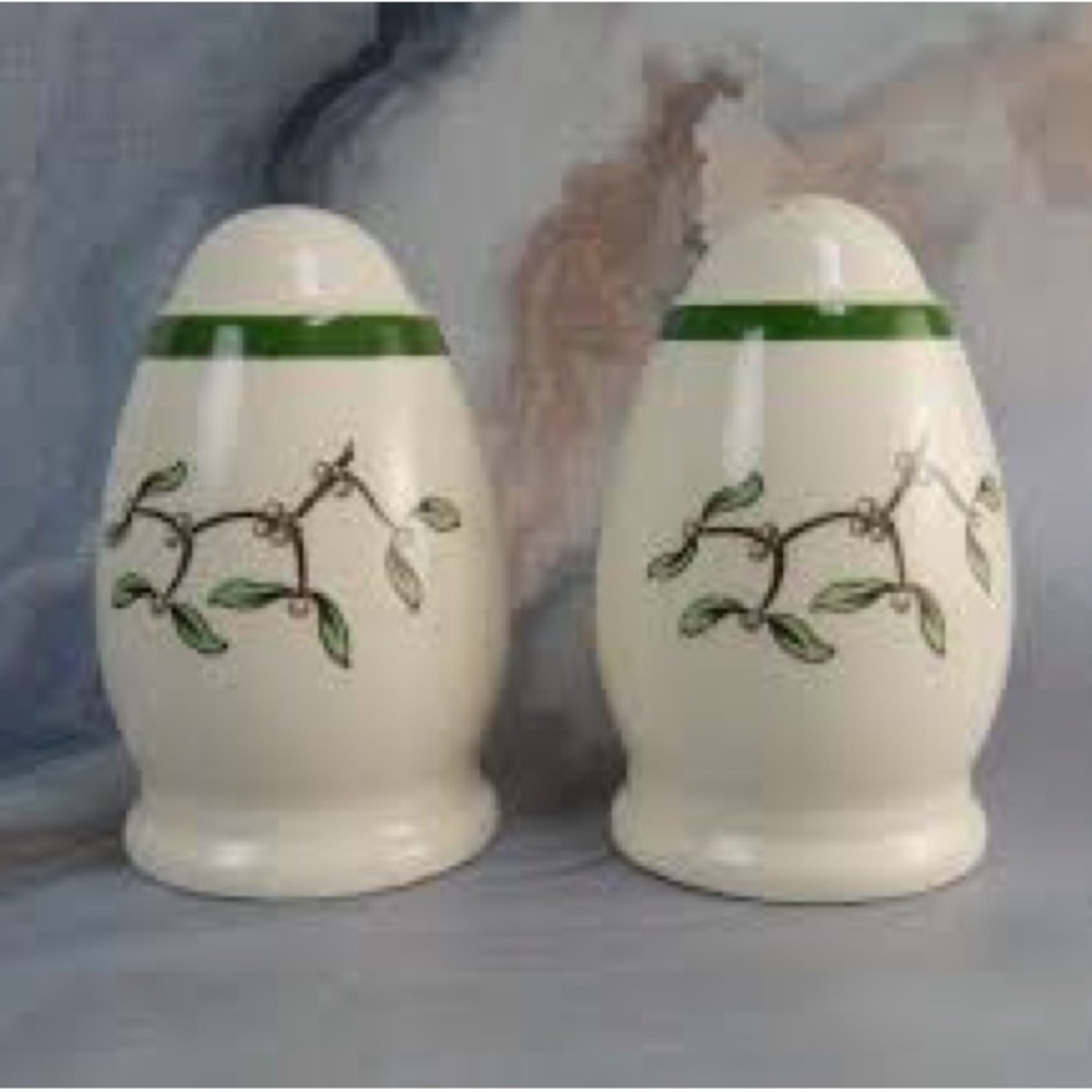 Spode Christmas Tree Holly Berry Salt and Pepper Shaker